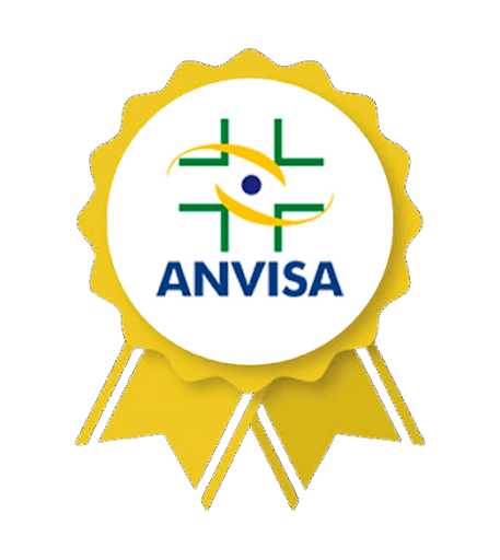 Produto registrado na ANVISA